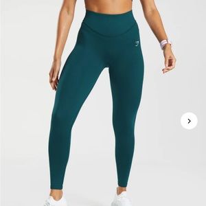 Gymshark Sweat Seamless Sculpt Leggings - Winter Teal - Extra Small